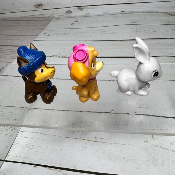 Paw Patrol Mini Figure Set Of 6 Characters - Chase Skye Rocky Ryder & Bunny - Picture 6 of 10
